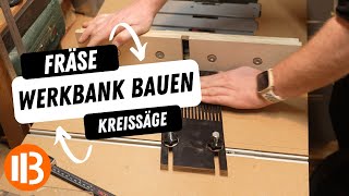 Werkbank selber bauen für meine Einhell Tauchsäge amp Fräse  Schiebeschlitten [upl. by Vada227]