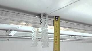 потолок из гипсокартона очередность монтажа все секреты Plasterboard ceiling [upl. by Ree]