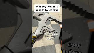 Stanley Fubar 3 bontó kalapácspajszercsákány sok az egyben pusztító eszköz🔨stanley fubar tooltes [upl. by Kinimod164]