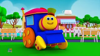 боб поезд  шелковицы Буша  мультики для детей  детские рифмы  Bob the Train  Mulberry Bush Song [upl. by Ierdna]