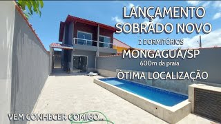 ⚠️LANÇAMENTO OLHA SÓ QUE LINDO SOBRADO NOVO EM MONGAGUÁSP 🏖️ [upl. by Kasper]