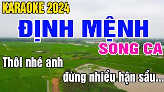 Định Mệnh Karaoke Song Ca Nhạc Sống gia huy beat [upl. by Perzan435]