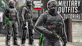 GTA 5 Online SWATMilitary Outfits Tutorial After Patch 157 Clothing Glitches NOT Modded [upl. by Myrna]