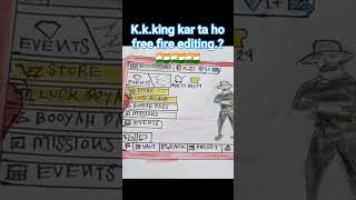 kkking kar ta ho free fire editing love friends funny viral ❤️❤️ [upl. by Petes]