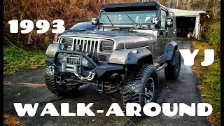 My 1993 Jeep Wrangler YJ walk around [upl. by Tymes]