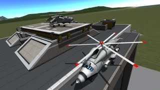 KSP  Heavy Utility Helicopter and Battle Gunship [upl. by Anairt]