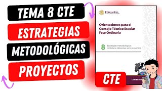 PASO A PASO TEMA 8 ESTRATEGIAS METODOLÓGICAS DIFERENTES A LOS PROYECTOS [upl. by Ainej369]