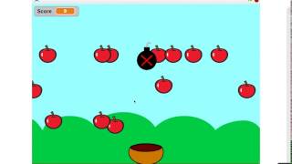 Tutorial of how to create a catch game in scratch 20 [upl. by Aislehc]