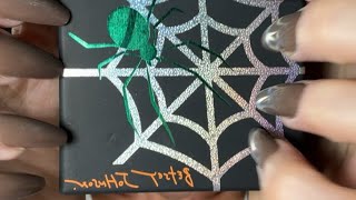 ASMR  Halloween jewelry and Sephora haul with lipstick try on  ASMR [upl. by Imeaj86]