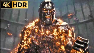 Darkseid Meets Steppenwolf Scene 4K HDR  Snyder Cut [upl. by Nossah928]