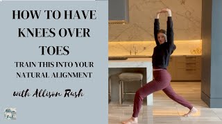 How to Stop Collapsing Into Your Knee Joints amp Have Naturally Knees Over Toes Alignment [upl. by Nona]