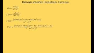 29  Ejercicios de Derivada aplicando Propiedades II [upl. by Clarkin191]