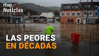 BORRASCA BORIS Al menos SIETE MUERTOS por las quotDEVASTADORASquot INUNDACIONES en CENTROEUROPA  RTVE [upl. by Felder]