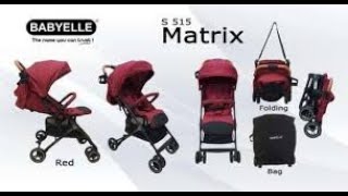 Tutorial memasang Stroller Matrix by BabyElle  Kereta Dorong Bayi [upl. by Allimrac]