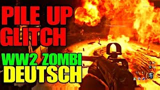 COD WW2 ZOMBIE GLITCH PILE UP GLITCH DEUTSCH NEU [upl. by Sucramal]