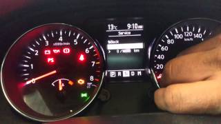 Nissan Dualis service reset Nissan quashquai service light reset [upl. by Eward]