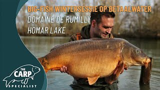 Korte wintersessie op BIGFISH betaalwater Homar Lake [upl. by Orlena]