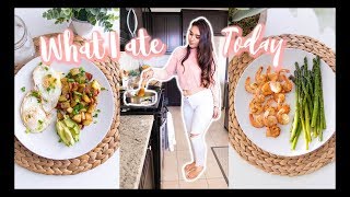 WHAT I EAT IN A DAY WHILE INTERMITTENT FASTING 2019 [upl. by Attikram134]