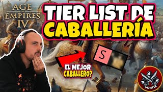 Tier List de UNIDADES DE CABALLERÍA en Age of Empires 4 [upl. by Koball72]