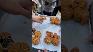 Trying Out Different Flavors of Moon Cake Ahead of the Autumn Moon Chinese Festival Chinatown SF 🌙 [upl. by Barkley]