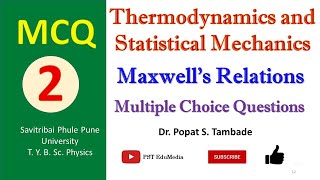 MCQ on Thermodynamics amp Statistical Mechanics  Maxwells relations  IIT JAM Physics  BSc Physics [upl. by Notsud50]