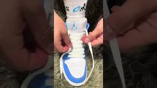 How to lace Jordan 1 BEST STYLE [upl. by Camm]