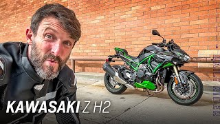 Supercharged Commute 2024 Kawasaki Z H2 Review  Daily Rider [upl. by Acquah]