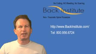 BackInstituteTestimonial NonTraumatic Spine Procedure from Radiologist [upl. by Ahsaya]