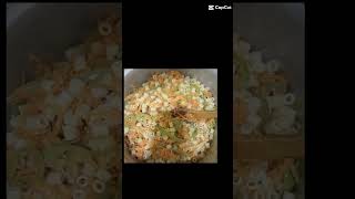 macaroni balshamil patier pancit pinoy style homemade pop rice salatha 😋 [upl. by Pennebaker]