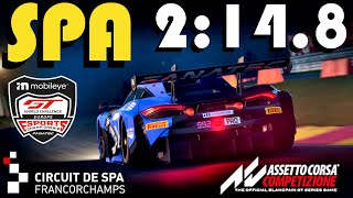 SPA HOTLAP  2148  720S GT3 EVO  ACC 19 [upl. by Eliam]