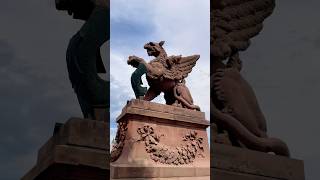 Sculpture “Predator”bridge MoltkeBerlin 🇩🇪 sculpture travel germany berlin [upl. by Arlyn]