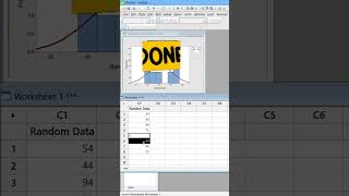 Update graph 📊 automatically in Minitab shots shortsviral minitab mustwatch automatic [upl. by Cartie211]