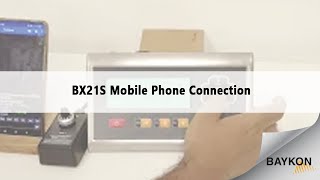 Baykon  BX21S Mobile Phone Connection [upl. by Stoat]