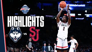 HIGHLIGHTS  2 UConn Mens Basketball vs St Johns  BIG EAST Tournament 2024 [upl. by Portingale]