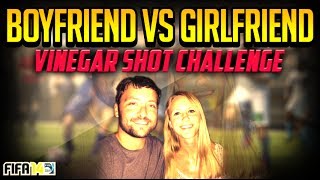 XBOX ONEBOYFRIEND vs GIRLFRIEND VINEGAR CHALLENGE FIFA 14 [upl. by Ule]