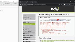 dvwa file upload high level using command injections [upl. by Gerstein]