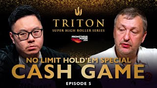 NLH Special CASH GAME  Episode 5  Triton Poker Series 2023 [upl. by Dolores]