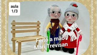 Amigurumi passo a passo  Boneca vovó aula 13 [upl. by Delly341]