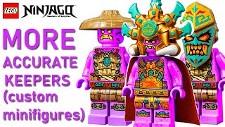 LEGO NINJAGO CUSTOM FIXED SHOW ACCURATE KEEPERS MNIFIGURES [upl. by Maxwell291]