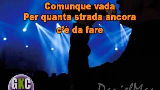 Cesare Cremonini Buon viaggio share the love KARAOKE instrumental [upl. by Richey]