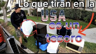 ÉSTO ES UN TESORO 😱Lo que tiran en la USA [upl. by Aneetsirk]