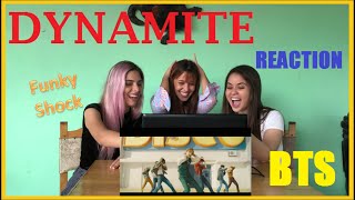 SUBENG BTS 방탄소년단 Dynamite Official MV REACTION Funky Shock Kdance [upl. by Ecinad536]