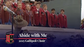 Abide with Me  Gallipoli Choir 2015 [upl. by Htrahddis]