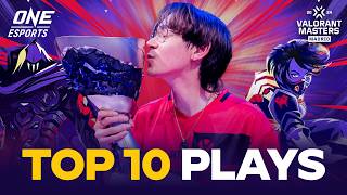 TOP 10 OVERALL BEST PLAYS  VCT MASTERS MADRID [upl. by Enelec]