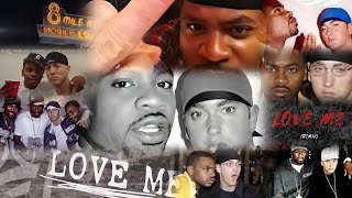 Love Me  Obie Trice ft Eminem amp 50 Cent Lyrics on Screen [upl. by Ahsikal]