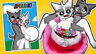 INCREDIBOX SPRUNKI Game Book📚Wenda X GRAY Pregnant in the BATHTUB  Paper DIY [upl. by Nathalia142]