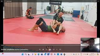 Commentary on controlling and finishing the Armbar [upl. by Arand]