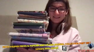 📓Peter Pauper Press Journals amp PaperBlanks Journals Blank Journal Collection Part 2  Jan30th📓 [upl. by Myca588]