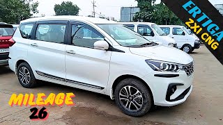 Ertiga Zxi Cng 2024 Car Review  Car Features  Ertiga Top Model [upl. by Bohman]