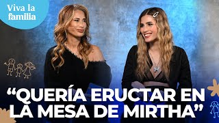 ¿Alguna vez ERUCTARON en la mesa de Mirtha El debate entre Juli Poggio y su mamá  VivaLaFamilia [upl. by Lilahk679]